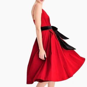 J Crew Disc Faille Dress w/o Velvet Sash